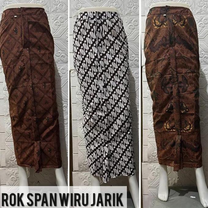 ROK SPAN WIRU JARIK BAHAN KAIN JARIK Katun