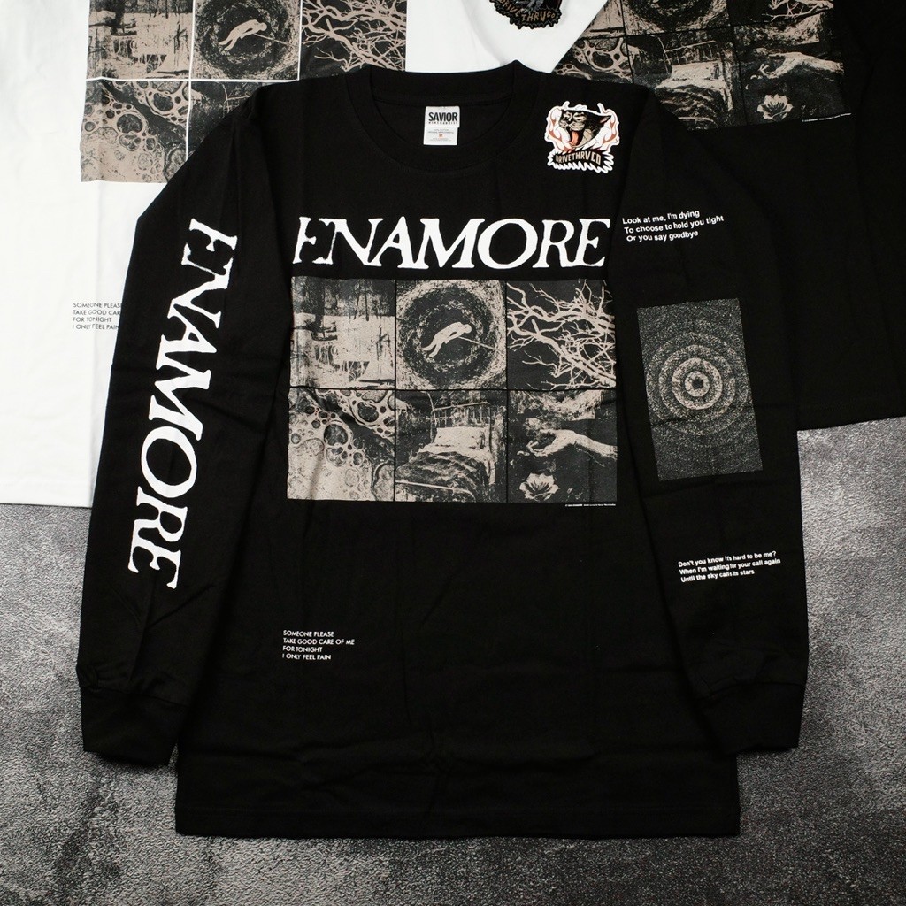 ENAMORE 'RIGHT NOW' KAOS BAND LONGSLEEVE OFFICIAL