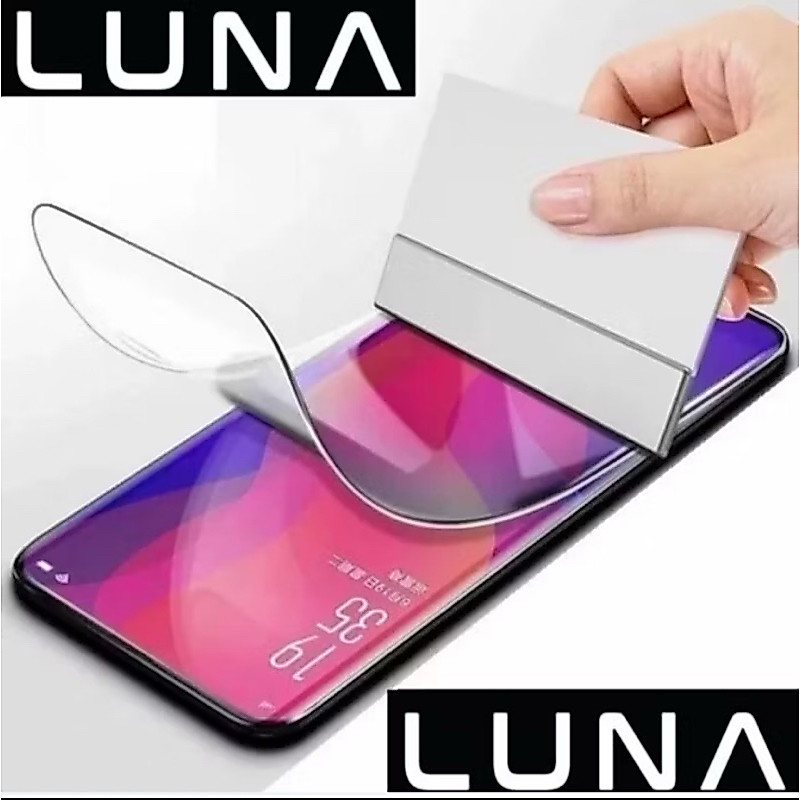 Anti Gores Hydrogel Luna G9 G50 G55 G58 G60 G60X G62 X Pro G5 Full Covered Depan Belakang Clear Blue
