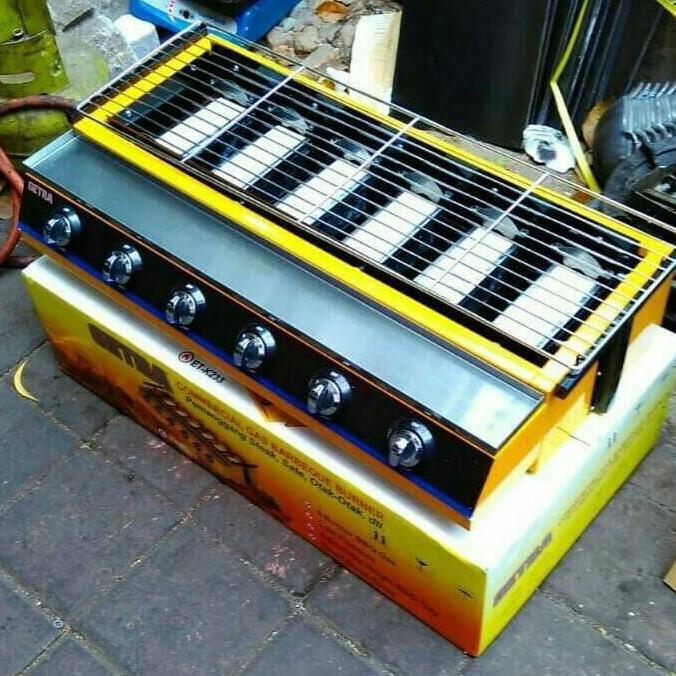Promo roaster getra 6tungku kaca Diskon