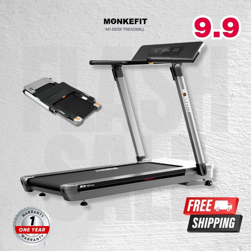 Monkefit M1 Treadmill – Treadmill Elektrik Home Fitness