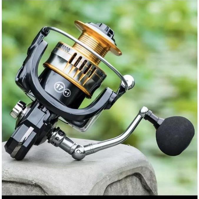 TERMURAH - REEL SPINNING 17+1BB FBE 2000-7000 SPOOL METAL DRAG 8-10 kg ONE WAY