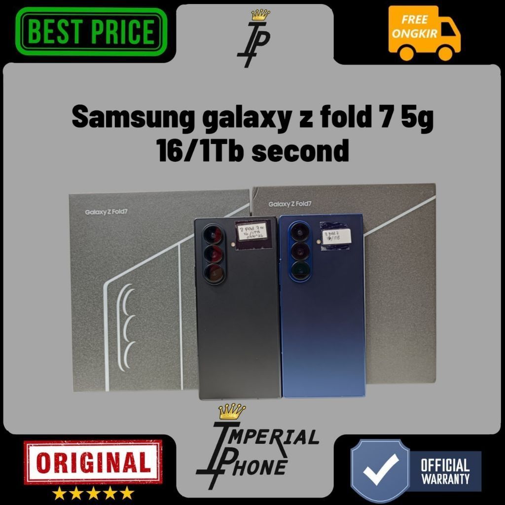 samsung galaxy z fold 7 5g 16/1TB second