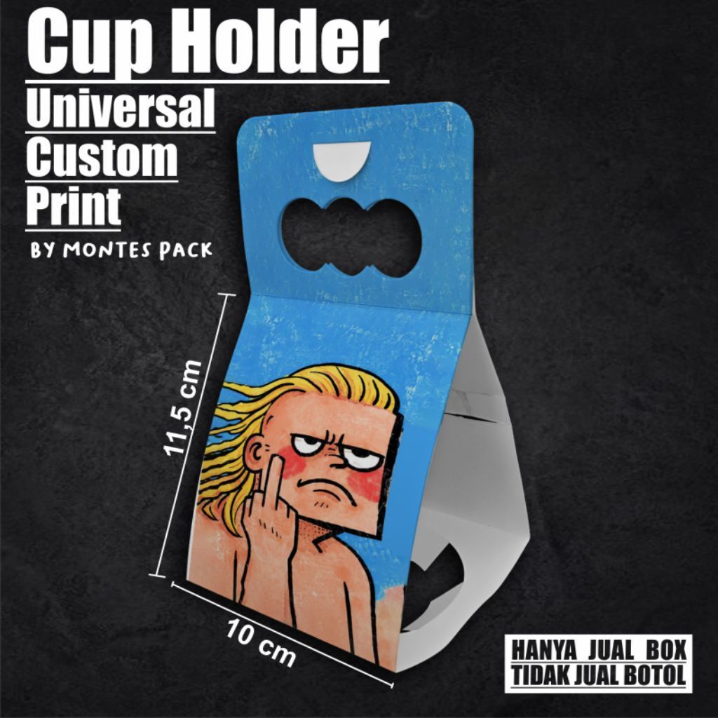 Cup Holder Custom Print / Kemasan Kopi / packaging Minuman