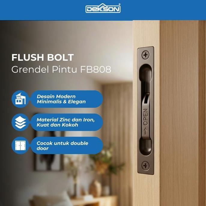 DEKKSON Flush Bolt Grendel Pintu FB 808