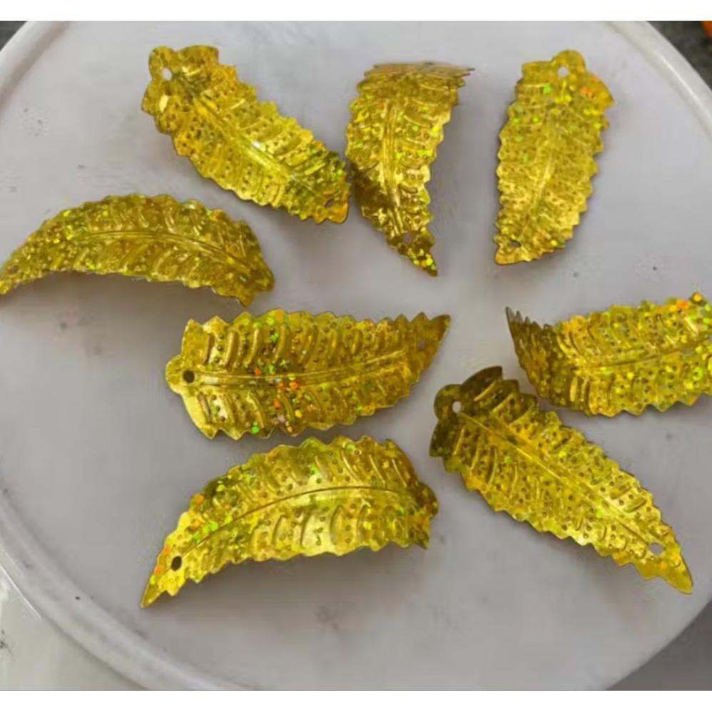 Manik Ramboci Daun Pisang / Daun Pajang emas silver