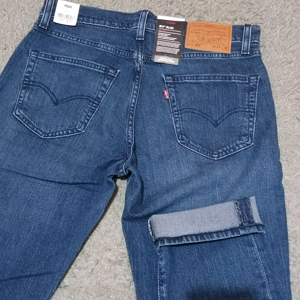 Levis 511 slim medium blue big E Serie lot BNWT original resmi store murah