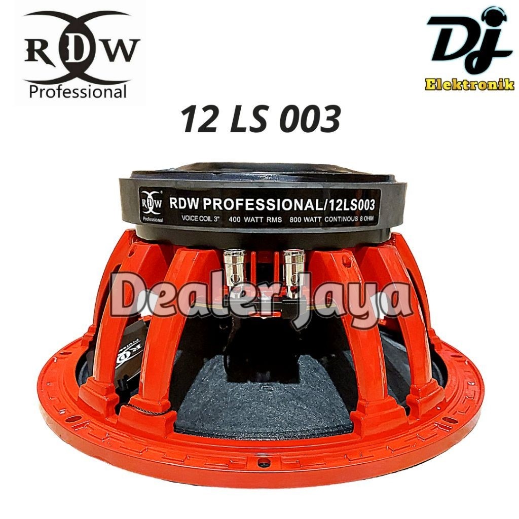 RDW 12 LS 003 - Speaker Komponen (12 inch) 12LS003