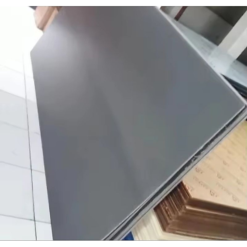plat PVC sheet gray 2mm×30cm×100cm pvc sheet lembaran 2mm