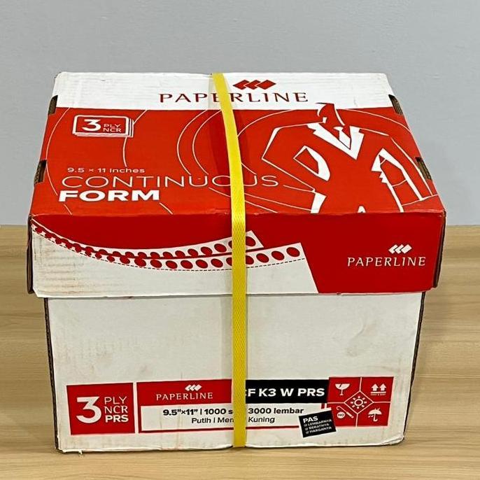 Continuous Form 3 Ply Bagi 2 Paperline / Kertas Continuous Form Paperline K3 :2 / Kertas Komputer Pa