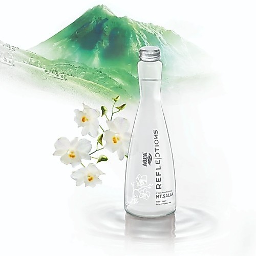 Aqua Reflection 380ml / Aqua Botol Kaca 380ml