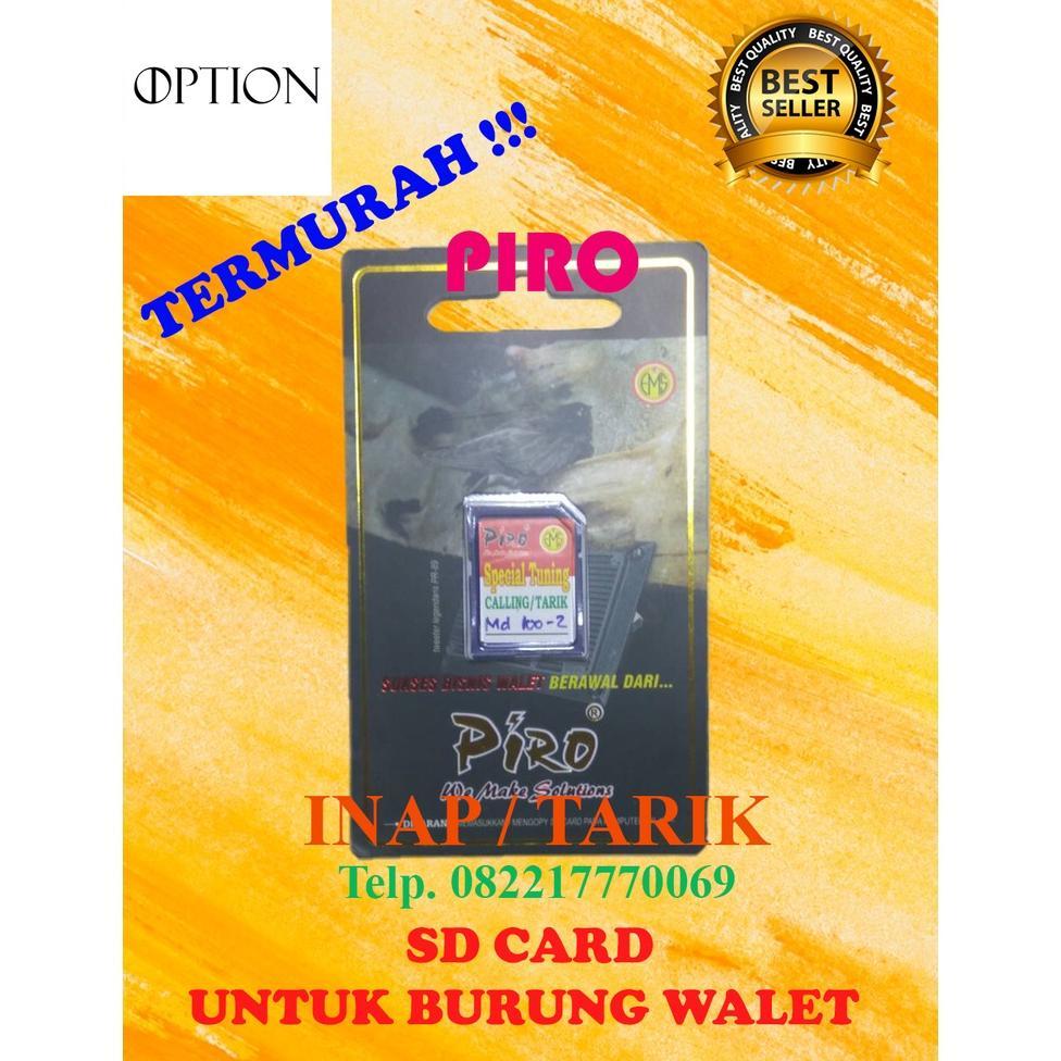 PIRO SD Card Suara Walet Inap / Tarik / Calling Special Tuning ORIGINAL Promo