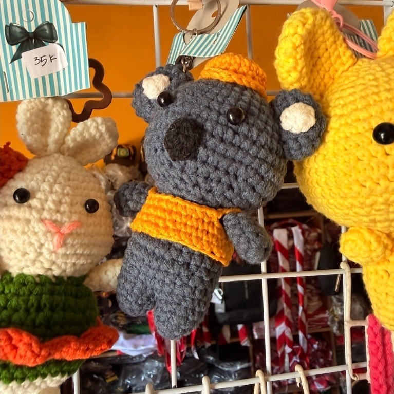 Handmade Gantungan Kunci Rajut Koala Lucu (Amigurumi Koala Keychain)