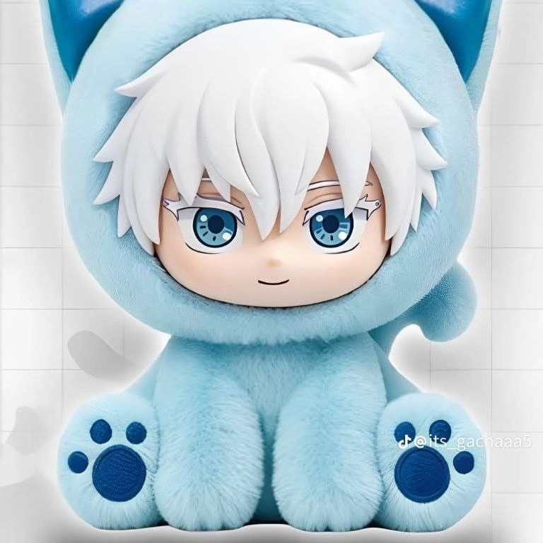 Secret Gojo Blindbox Jujutsu Kaisen Sitting Cat EAKI