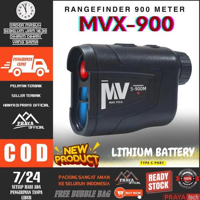 SHAN RANGE FINDER Rangefinder Teropong laser ukur jarak 600m 600 meter PRAYATECH