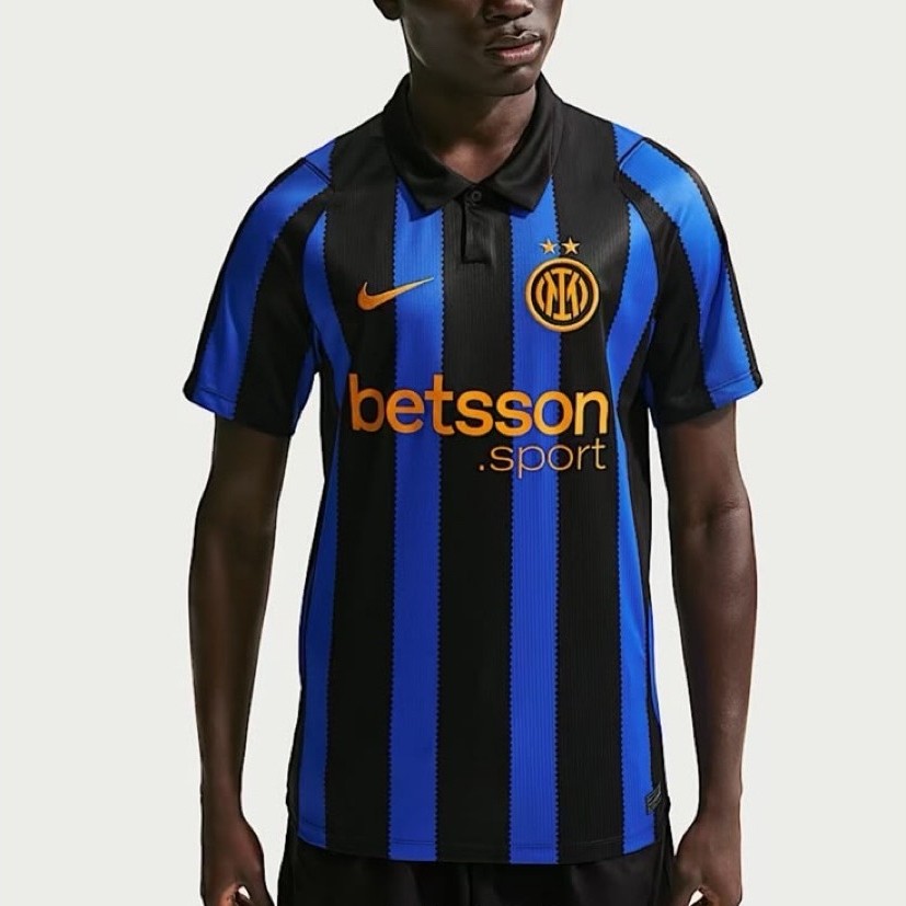 Nike Inter Milan 26/27 Stadium Jersey Home Replica Lyon Blue Black University Gold BNWT Original Res