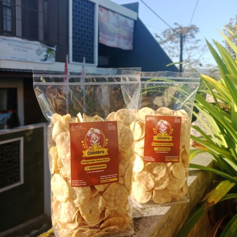 Keripik Combro Mocaf Original | Cemilan Sehat Halal P-IRT | Jual Keripik Combro Mocaf Premium Khas B