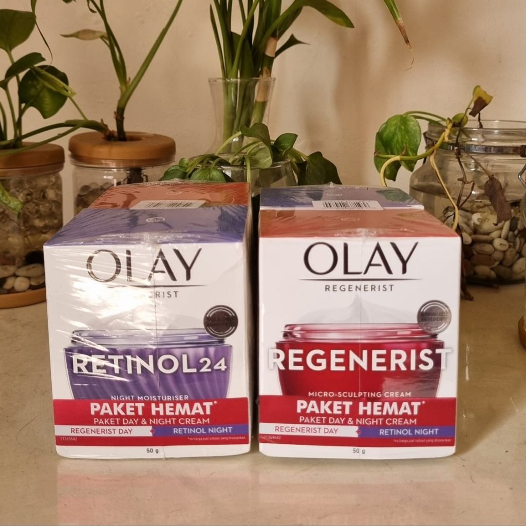 Olay Regenerist Retinol 24  Night Cream 50 gr +  Olay  Regenerist Day Cream 50 gr