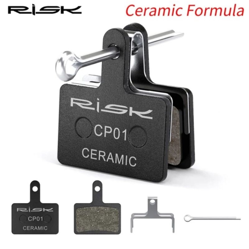 Risk Kampas Rem Ceramic For Shimano Alivio Acera Altus Brake Pad Rem Sepeda MT200 MT201 MT400 MT500 