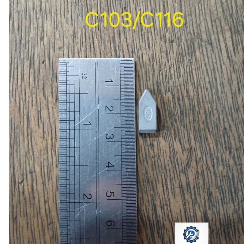 Mata widia Batel widia C103/C116 YG6 harga per pcs