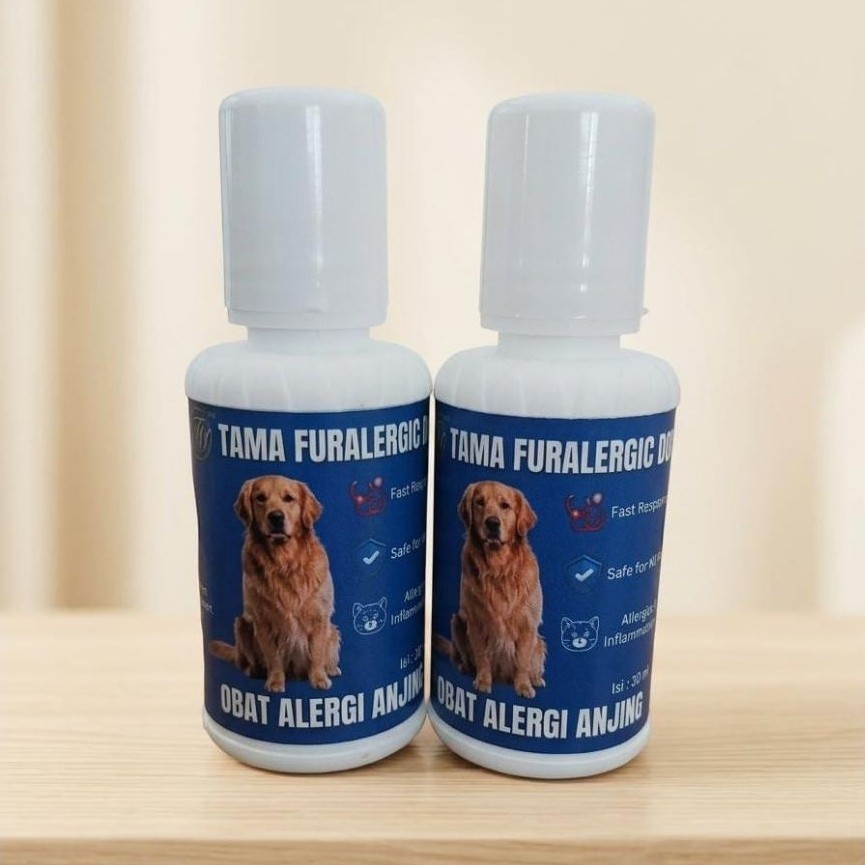 Tama Furalergic Dog 30ml , Obat Alergi Untuk Anjing