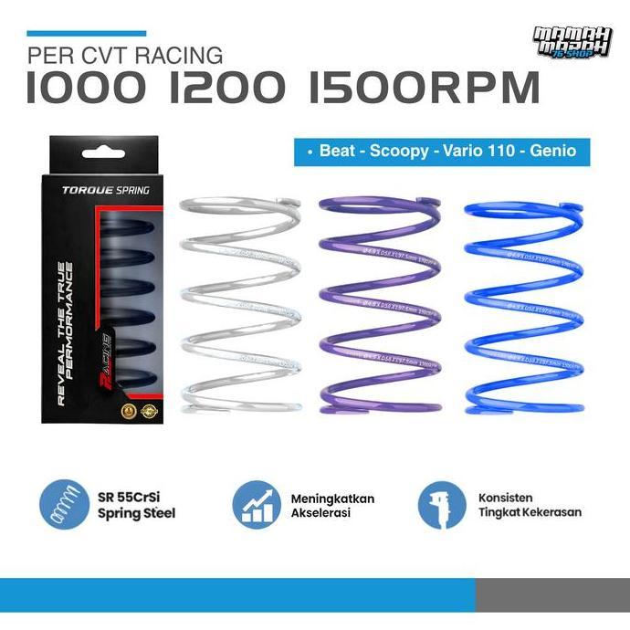 PER CVT 1000 RPM 1200 RPM 1500 RPM HONDA BEAT FI ESP BEAT DELUXE SCOOPY GENIO BEAT STREET PER CVT RA