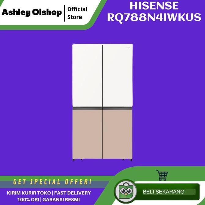 Kulkas 4 Pintu Hisense Pureshine Collection Rq788N4Iwkus 720 Liter