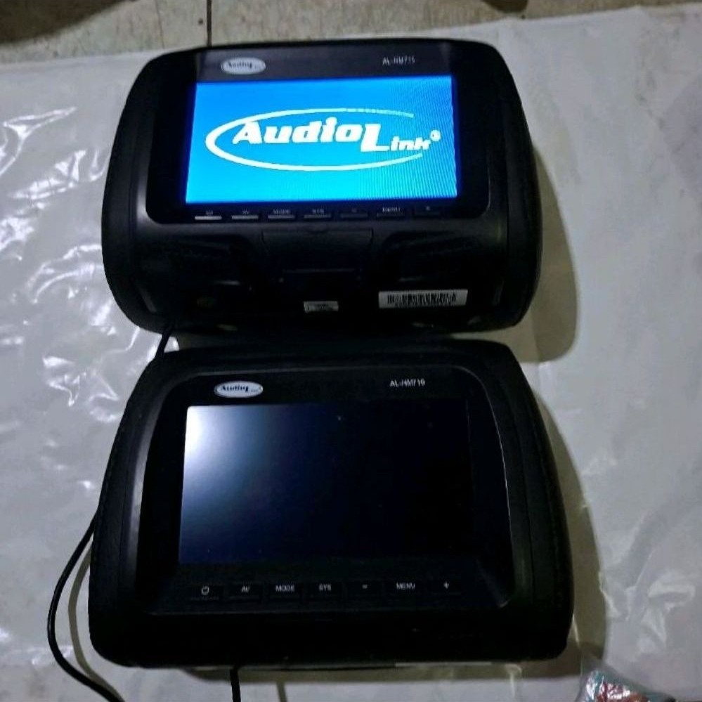 Headrest monitor 7inch AL-HM719 hitam