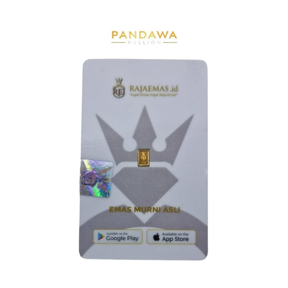 Logam Mulia Emas Raja Emas Murni Asli 0.1Gram