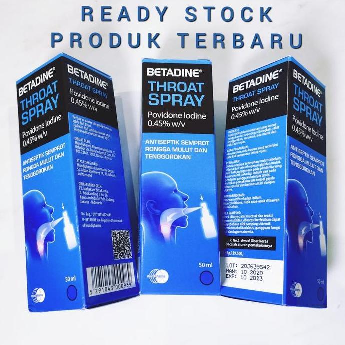 Zahn- Betadine Sore Throat Spray 50Ml Betadine Throat Spray Antiseptic Spray