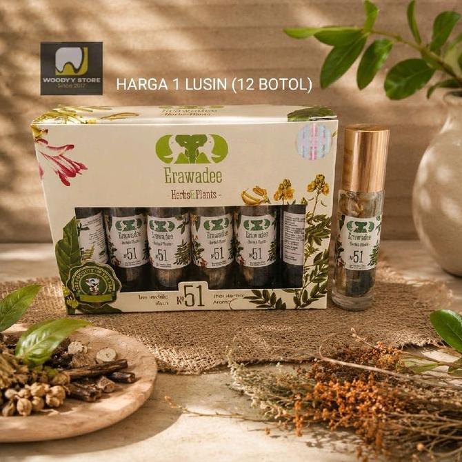 Erawadee 51 inhaler herbal PROMO MINYAK ANGIN THAILAND ORIGINAL