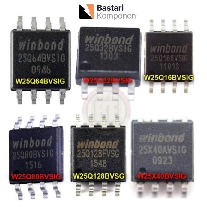 DV192 >> IC Memory Eprom Sudah Isi Flash Program Firmware Bios Eprom 25Q16 / 25Q32 / 25Q64 / 25Q80 /
