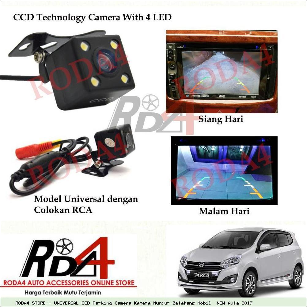 UNIVERSAL CCD Parking Camera Kamera Mundur Belakang Mobil  NEW Ayla 2017 Diskon
