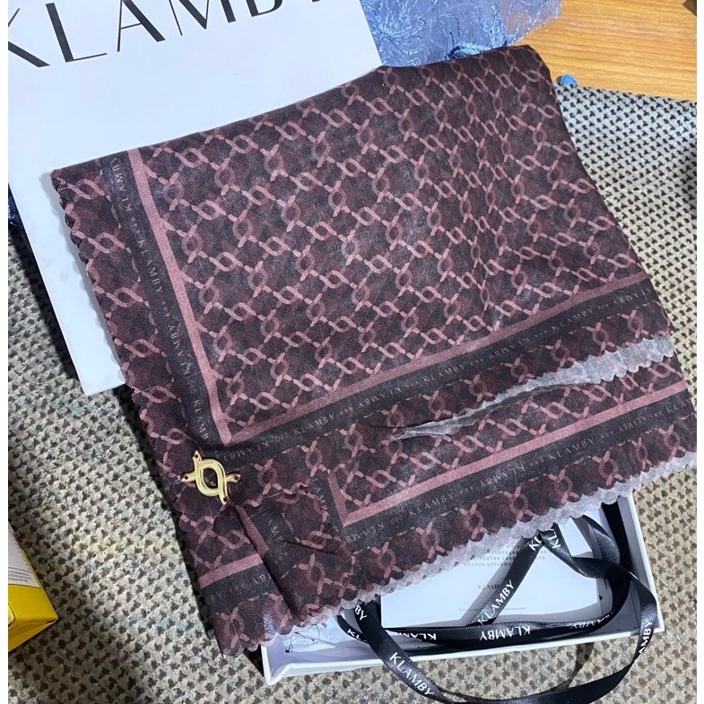 mini monogram klamby scarf
