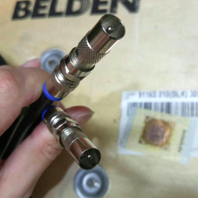 DB278 >> 1.5 METER BELDEN KABEL COAXIAL KABEL TV BELDEN RG6 ORIGINAL SIAP PAKAI