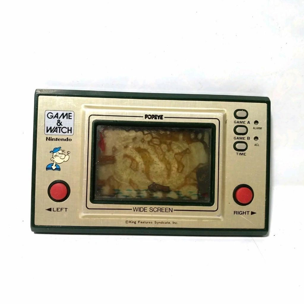 Game Watch Gimbot Gamebot Nintendo Popeye Jadul Vintage Retro Toy Rare