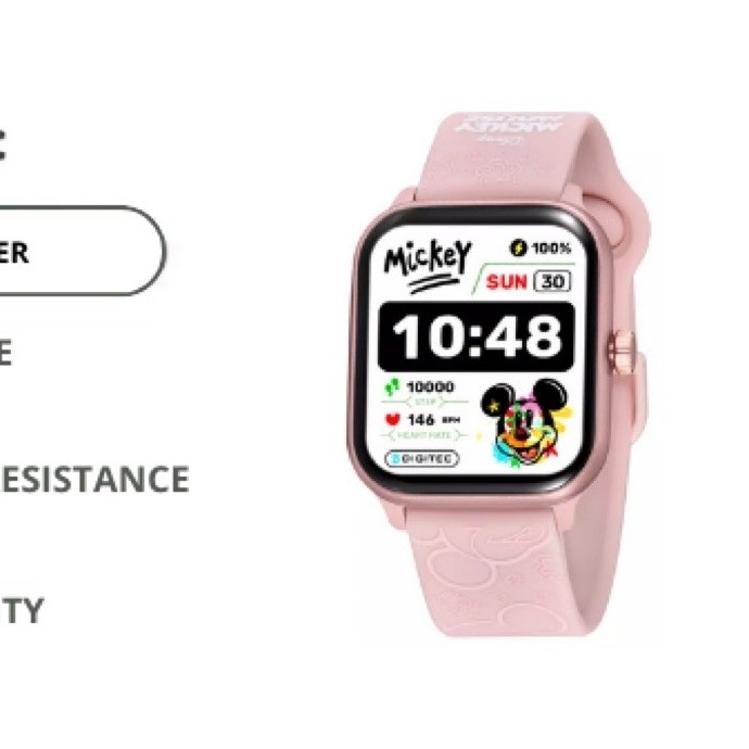 Digitec Smartwatch Wonder Mickey Mouse Ip68