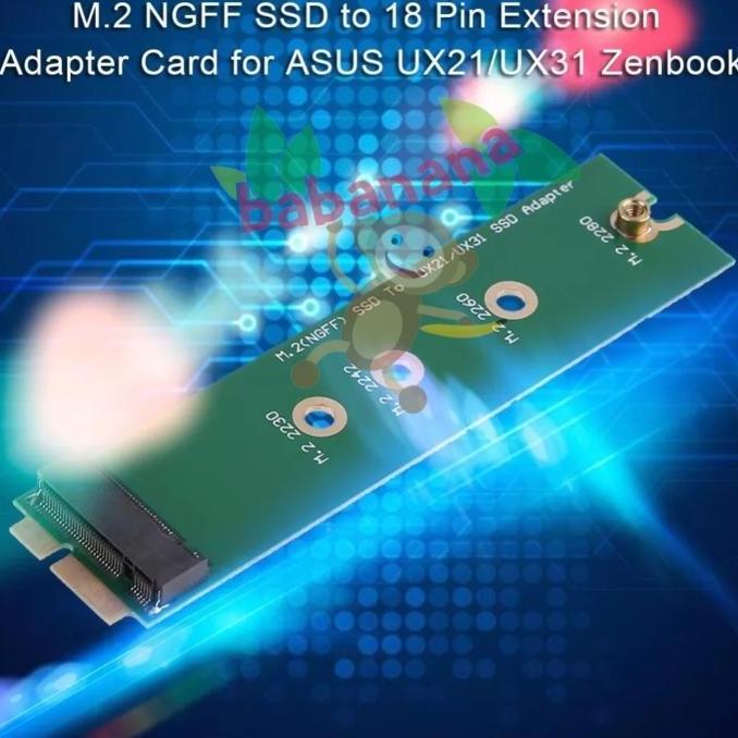 Ssd Adapter M.2 Sata For Asus Zenbook Ux21 Ux31 Adaptor Ssd Ngff Card