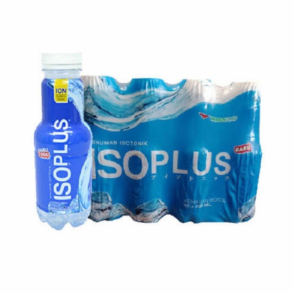 Minuman Isotonik ISOPLUS 12 Botol 350ml - Merehidrasi Tubuh, Menyeimbangkan Ion, Mudah Diserap