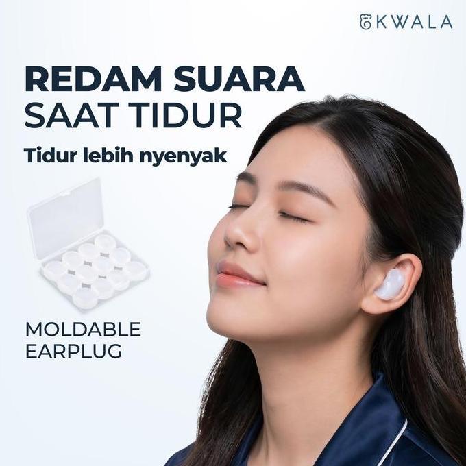 KWALA [Bundle] Moldable Earplug | Penutup Telinga | Earplug | Peredam Suara | Penutup Telinga untuk 
