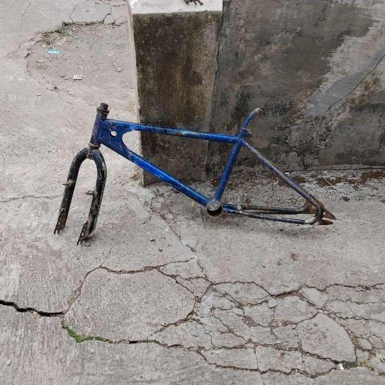 FRAME FORK SEPEDA BMX BAN 20 SN 75074001 ANTIK OSBMX ALA ALA VOLTUS LAH YA MURAH SAJA