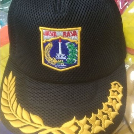 topi jaring hitam Jakarta, topi jaring jaya raya