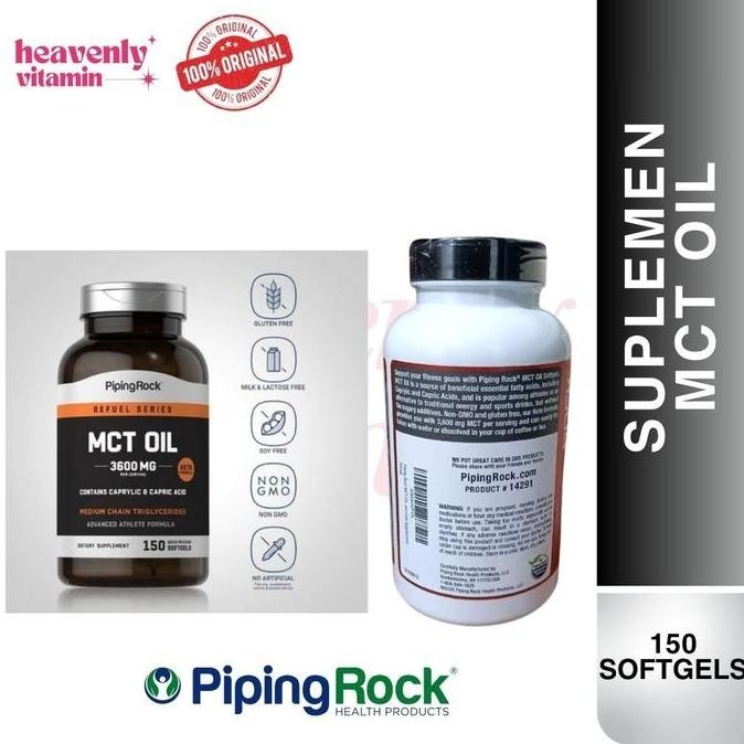 Pipingrock Piping Rock MCT Oil 3600 mg - 150 Softgels