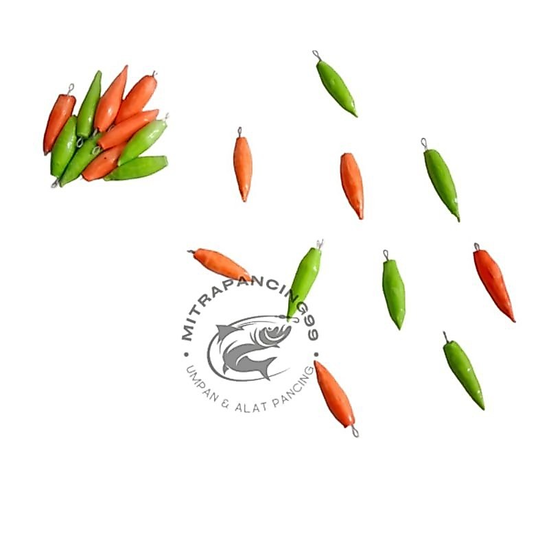 10 Pcs Pelampung Cabe - Pelampung Pancing