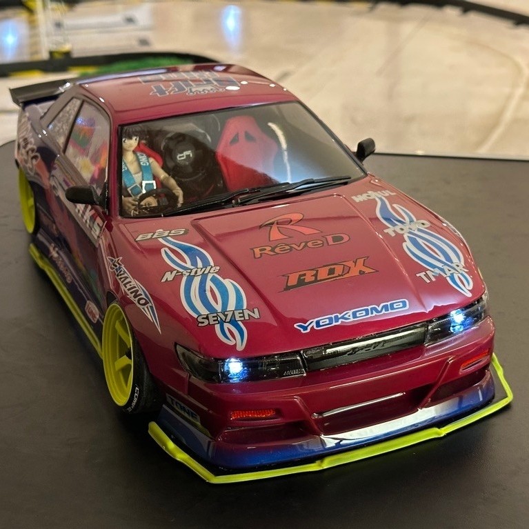 body rc drift s13 skala 1/10