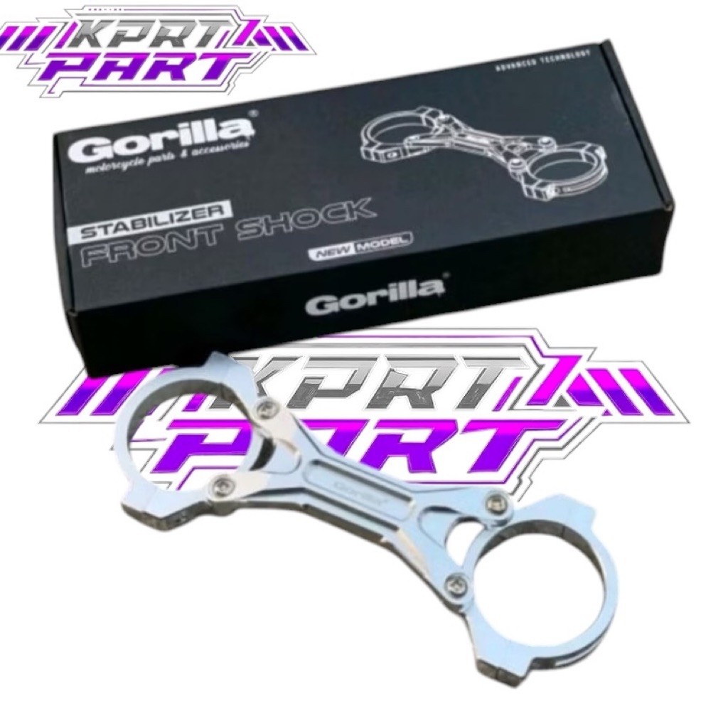 Borgol Shock Gorilla CNC - Silver Gorilla, Asli Gorilla, CNC Impor, Tahan Lama
