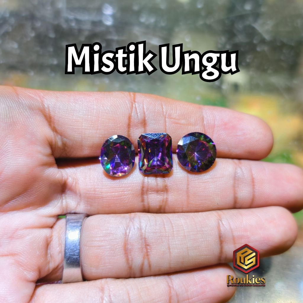 [HANYA BATU] Batu Permata Mistik Ungu Quartz