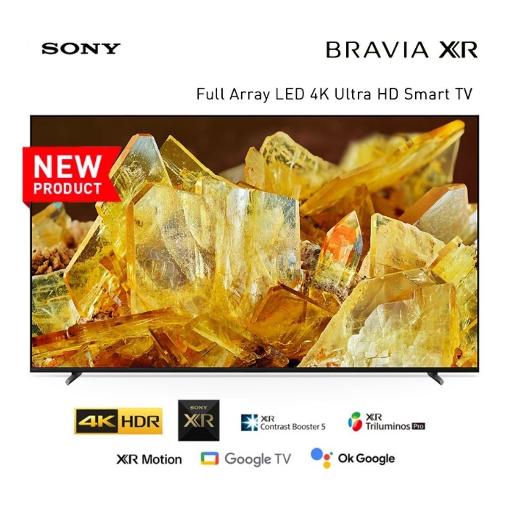 Sony Bravia XR-65X90L 65in GOOGLE Tv Full Aray 4K Fremles Google Tv Free Ongkir