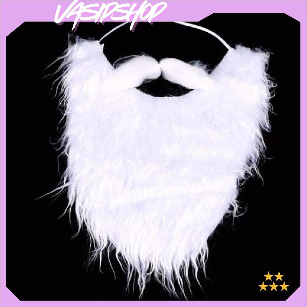 Jenggot Santa Claus / Jenggot putih Santa Murah Christmas Natal Cosplay NS Terlaris