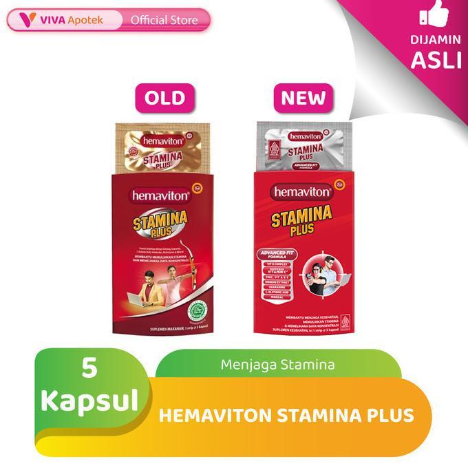 Hemaviton Stamina Plus untuk Menajga Stamina (5 Kapsul)